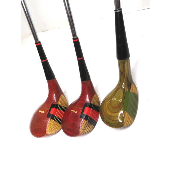 Vintage 1/3/5 Wilson Cup Defender Strata-Bloc Patty Berg Royal Daisy Woods - Picture 5 of 16